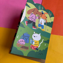 Load image into Gallery viewer, Outdoors Hiking Concertina Card
