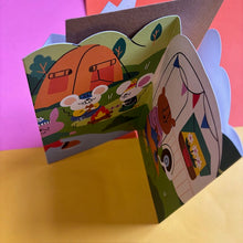 Load image into Gallery viewer, Outdoors Hiking Concertina Card

