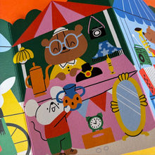 Load image into Gallery viewer, Flea Market Big Concertina Card
