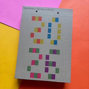 Karel Martens - Calendar 2026 / Every day is a new day