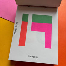Load image into Gallery viewer, Karel Martens - Calendar 2026 / Every day is a new day
