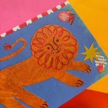 Load image into Gallery viewer, Circus lion Mini Card
