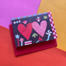 Load image into Gallery viewer, Two Hearts Mini Card
