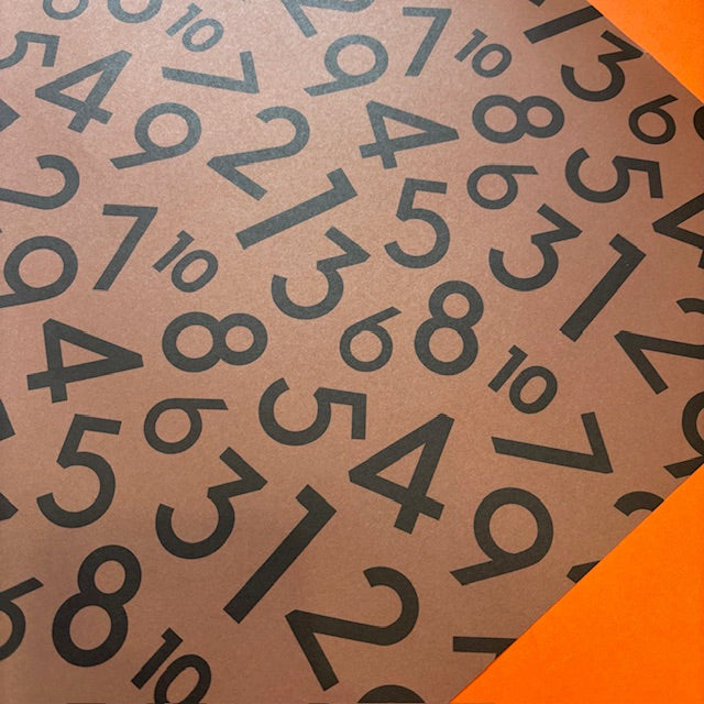 Number Gift Wrap