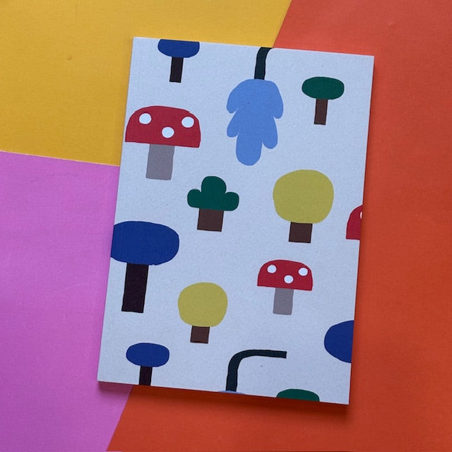 Woodland Mushroom A5 Sketchbook