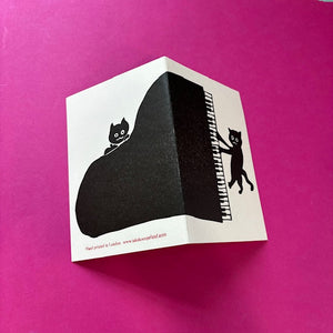 Jazz Cat Card