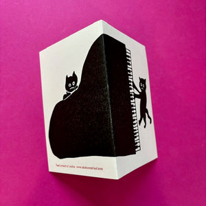 Jazz Cat Card