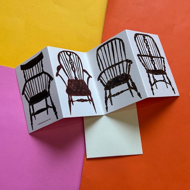 Wooden Chairs Card