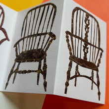 Load image into Gallery viewer, Wooden Chairs Card
