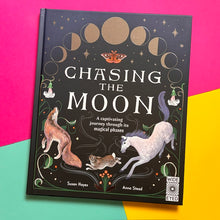 Load image into Gallery viewer, Chasing The Moon: A captivating journey through its magical phases

