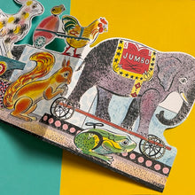 Load image into Gallery viewer, Tin Toys - Polar Bear to Elephant Die Cut Card
