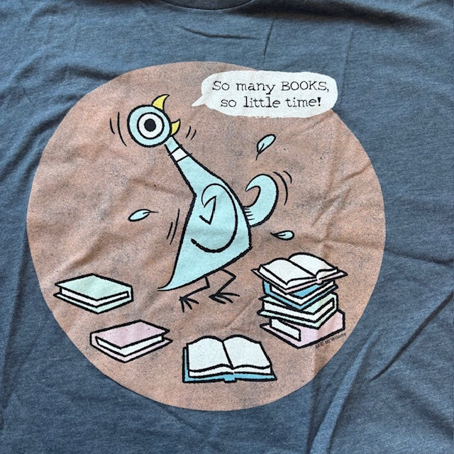 The Pigeon: So Many Books Unisex T-Shirt
