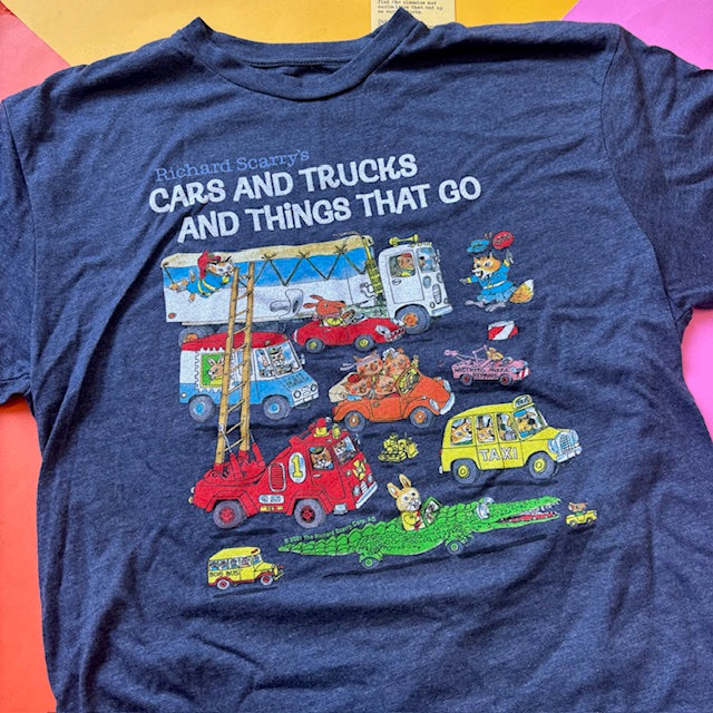 Richard Scarry - Cars and Trucks and Things That Go Unisex T-Shirt