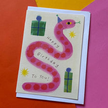 Load image into Gallery viewer, Party Snake Card
