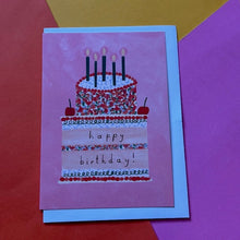 Load image into Gallery viewer, Birthday Cake Card
