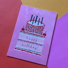 Load image into Gallery viewer, Birthday Cake Card
