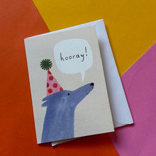 Load image into Gallery viewer, Hooray Dog Mini Card
