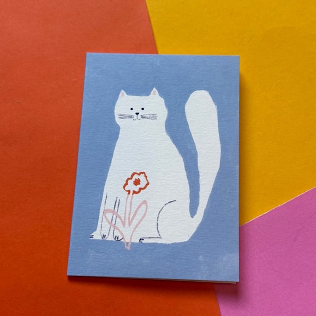 Cat Mini Card Happy Cat mini Card – SHELF EDITIONS