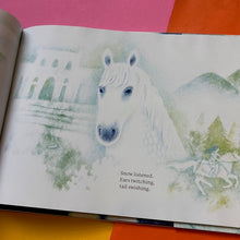 Load image into Gallery viewer, Rain Reading Horse
