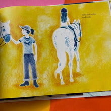 Load image into Gallery viewer, Rain Reading Horse
