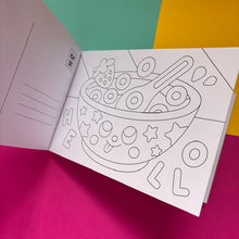 Load image into Gallery viewer, Kitchen Kawaii Colouring Postcard Book

