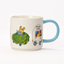 Load image into Gallery viewer, Things that go Mug - blue handle
