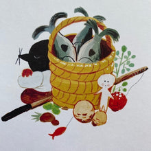 Load image into Gallery viewer, The Cat, The Owl And The Fresh Fish
