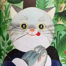 Load image into Gallery viewer, The Cat, The Owl And The Fresh Fish
