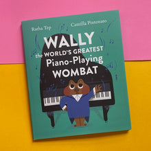 Load image into Gallery viewer, Wally the World&#39;s Greatest Piano Playing Wombat
