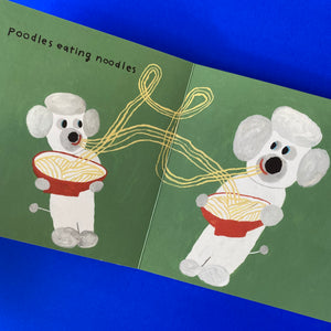 Poodles Eating Noodles