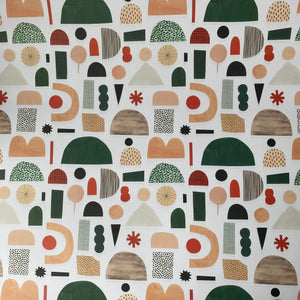Shapes gift wrap