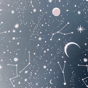 Moon & Stars  gift wrap