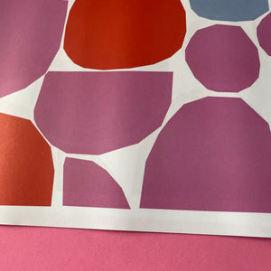 Big Shapes gift wrap