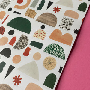 Shapes gift wrap
